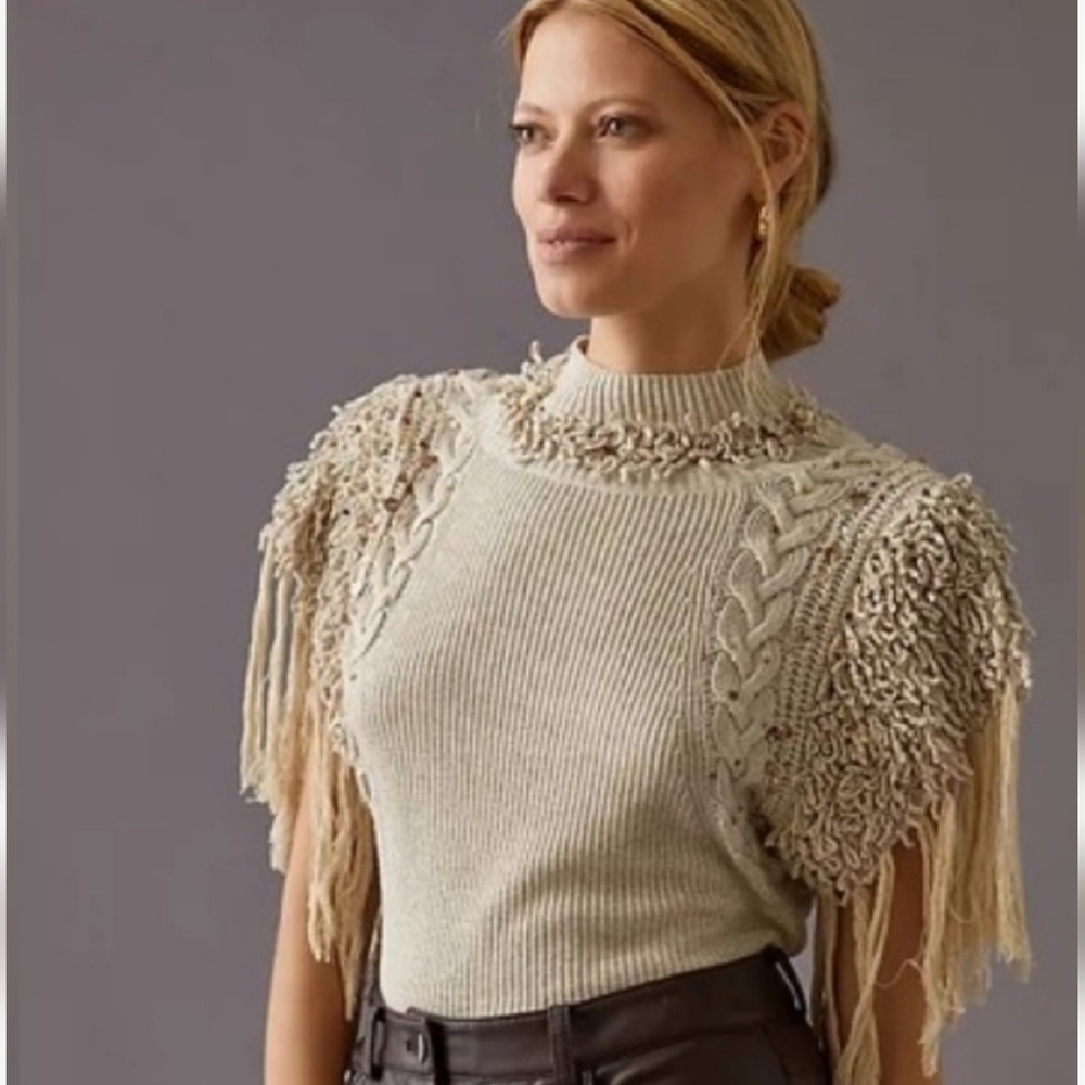 Women’s Anthropologie Aphrodite Tee Sweater New with tag